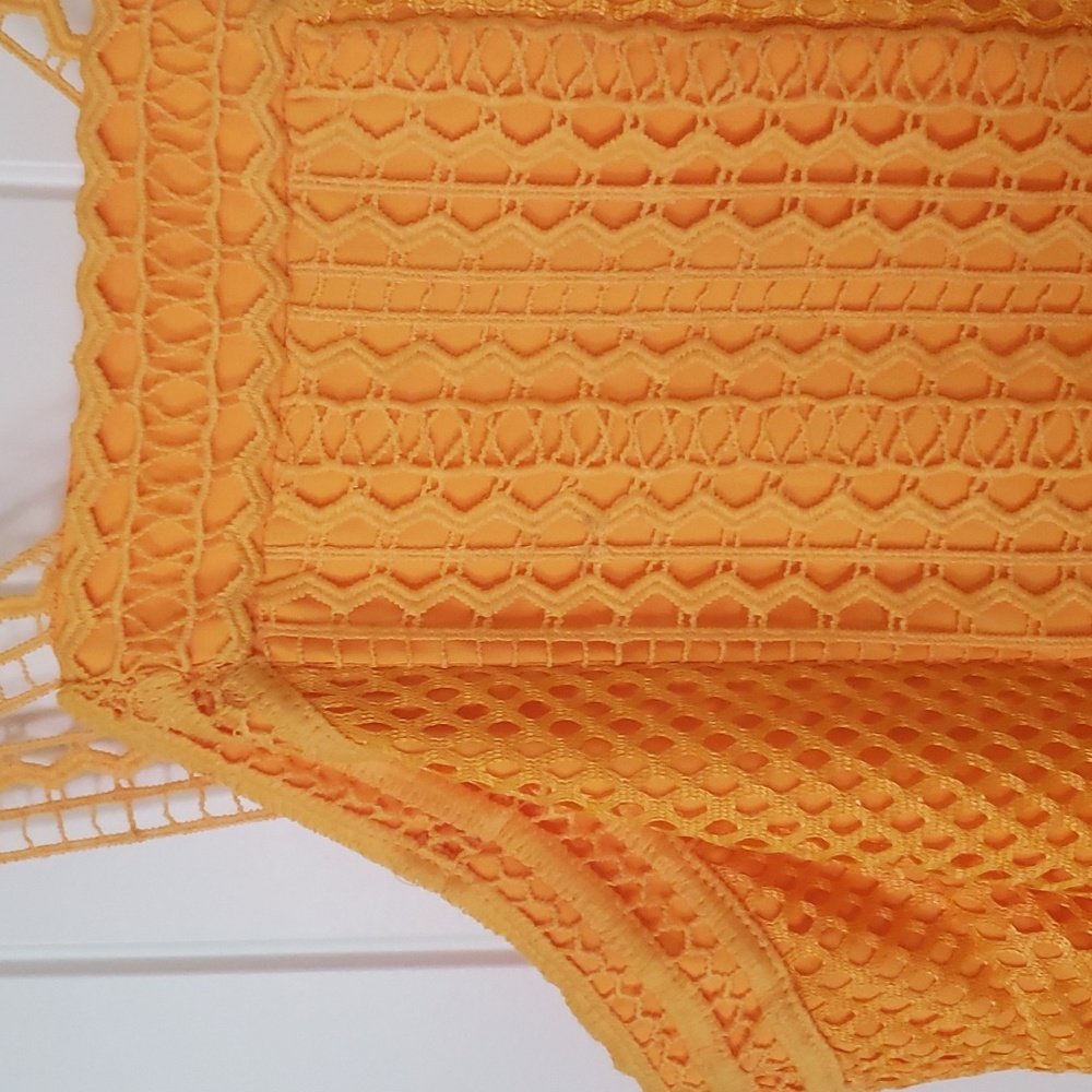 Tahari ASL Honey On My Mind Lace Apron Neck Dress Size 2 NEW - Picture 5 of 10